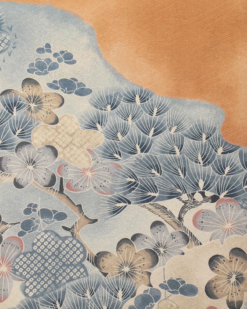 Visvim グレー ポロシャツ V字刺繍 Visvim グレー ポロシャツ V字刺繍